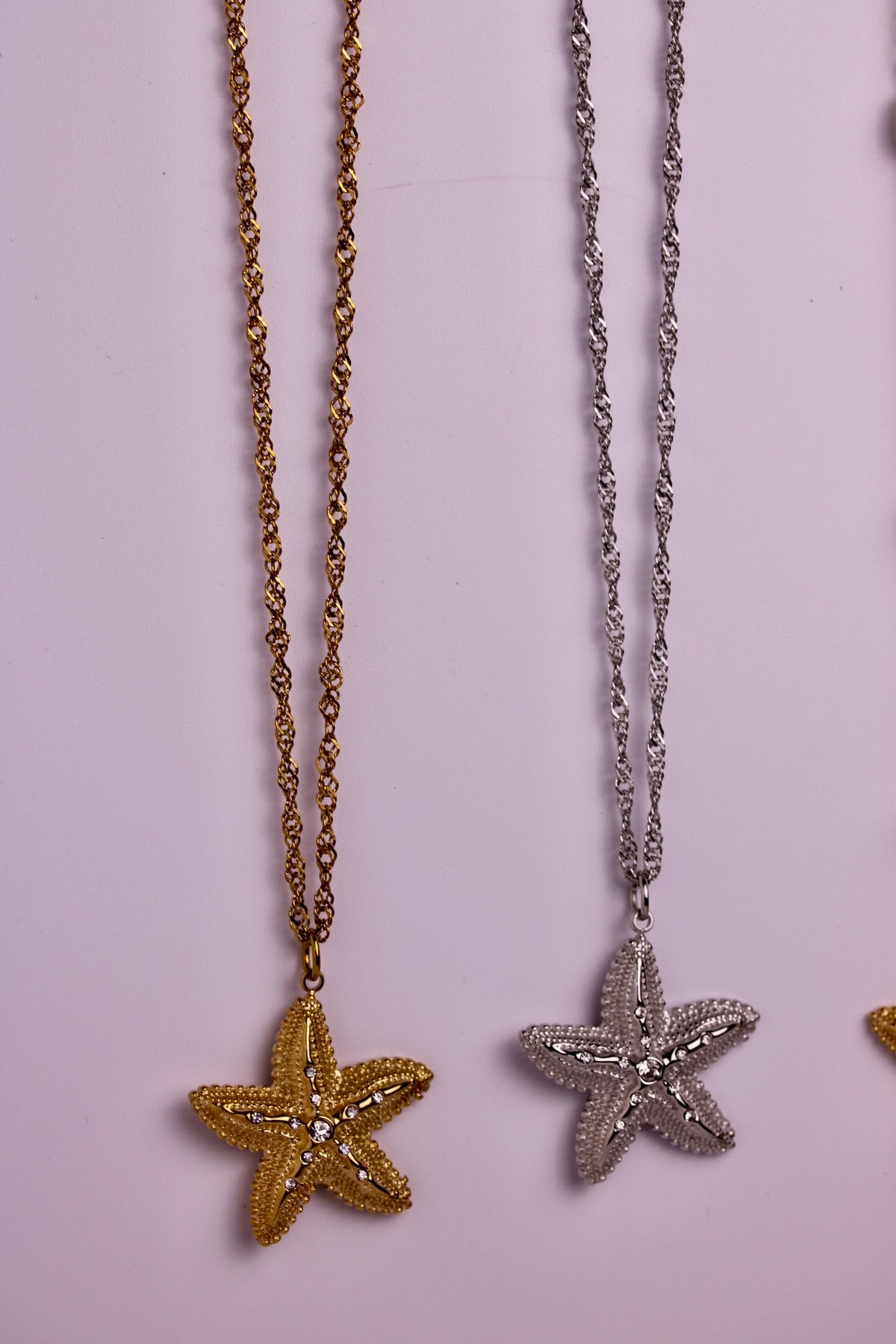 Starstuck Necklace in Silver + Gold
