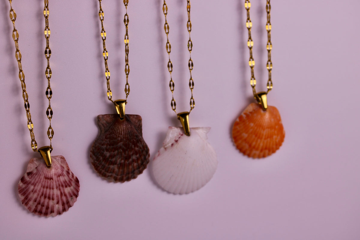 Sandy Scallop Necklaces