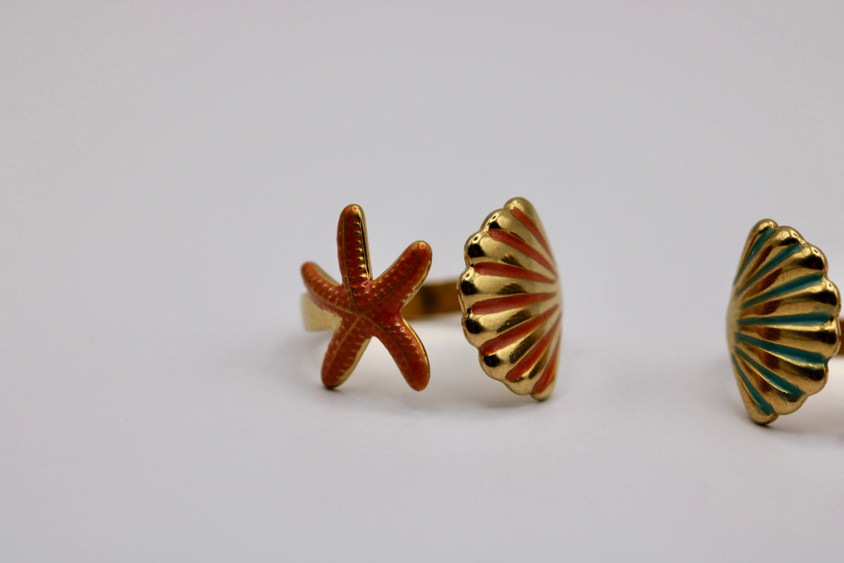 Colorful Tide Rings