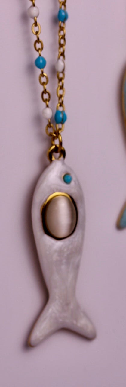 Gone Fishin' Necklace - in Various Options