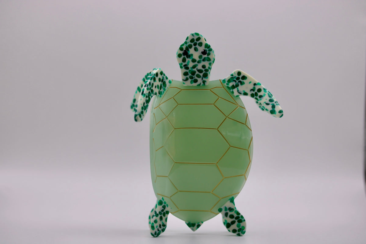 Slow Coast Turtle Hair Clip