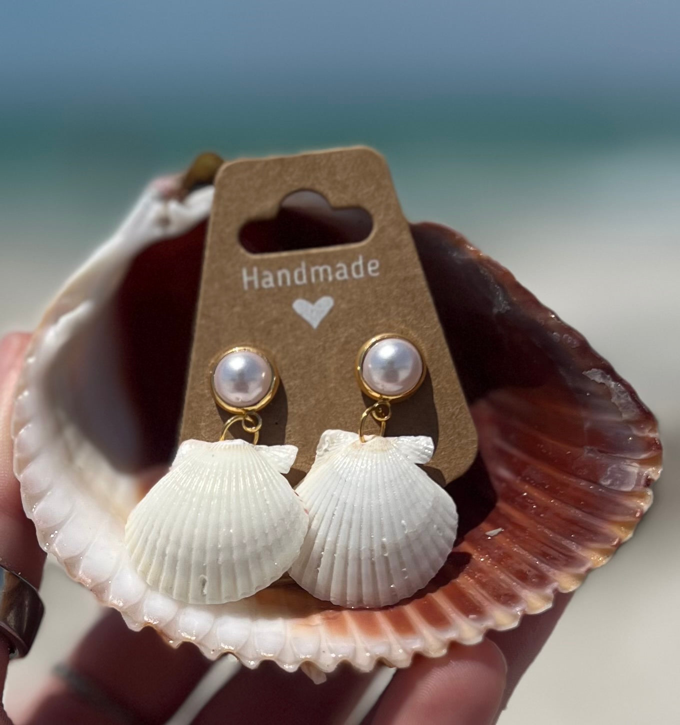 Pearl Shell Studs