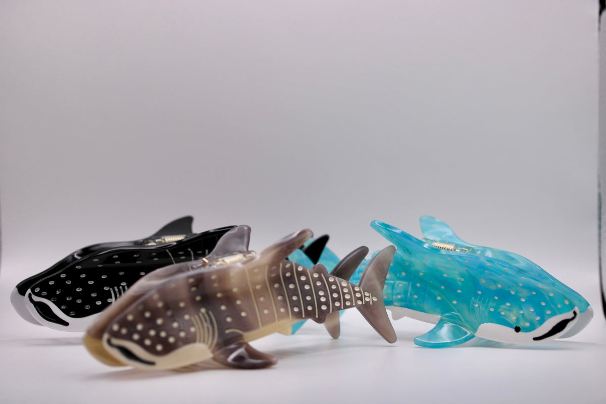 Whale Shark Hair Clips
