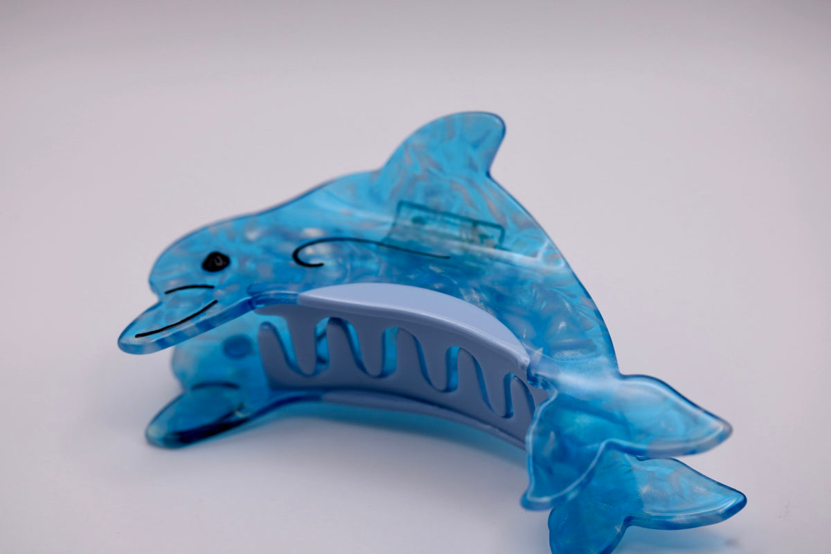 Flipper Out Dolphin Hair Clip