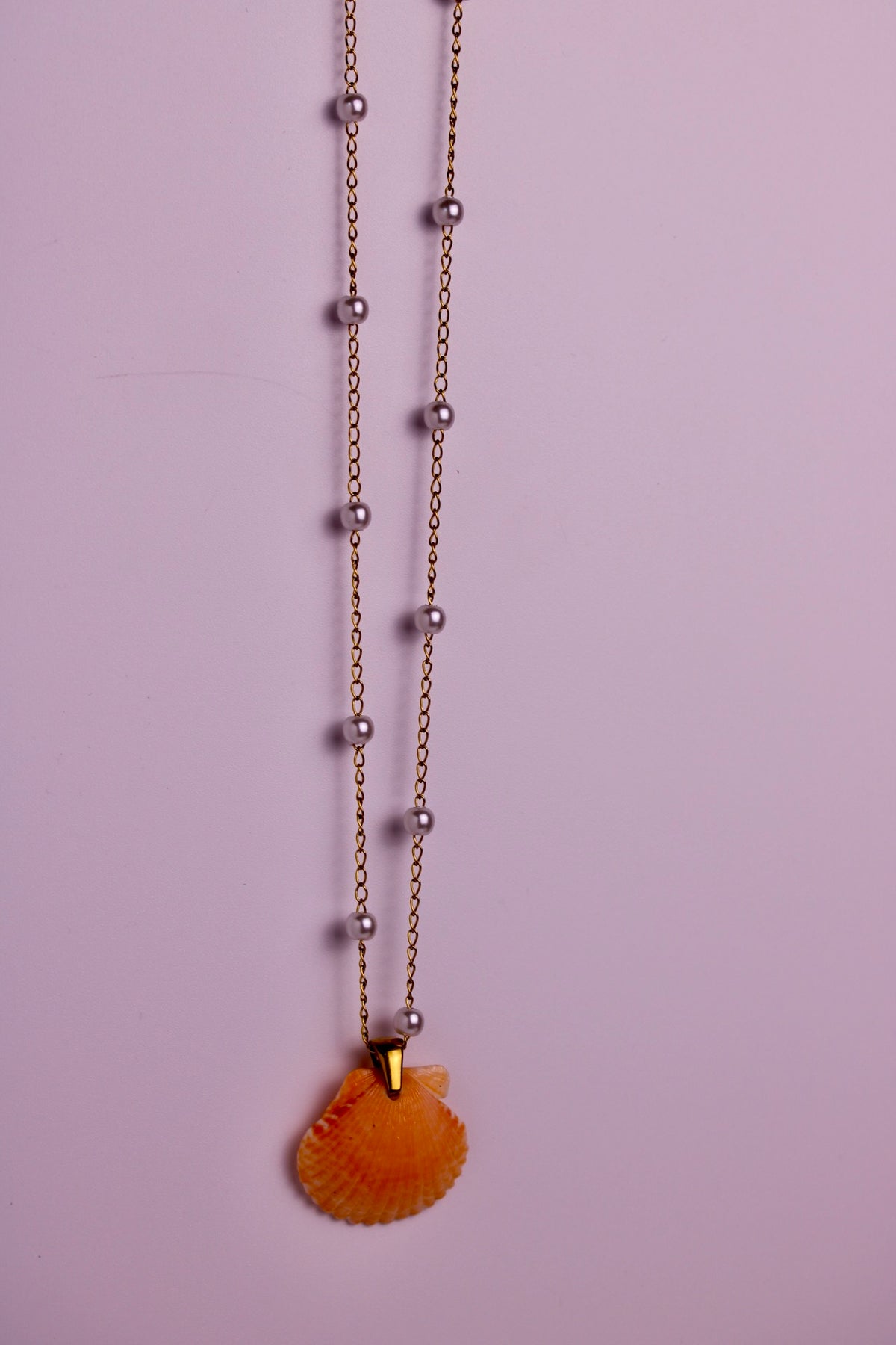 Sunlight Scallop Necklace