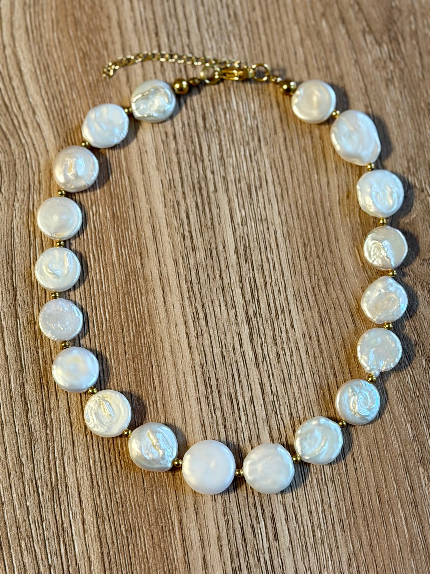 Pearl Coin Necklace