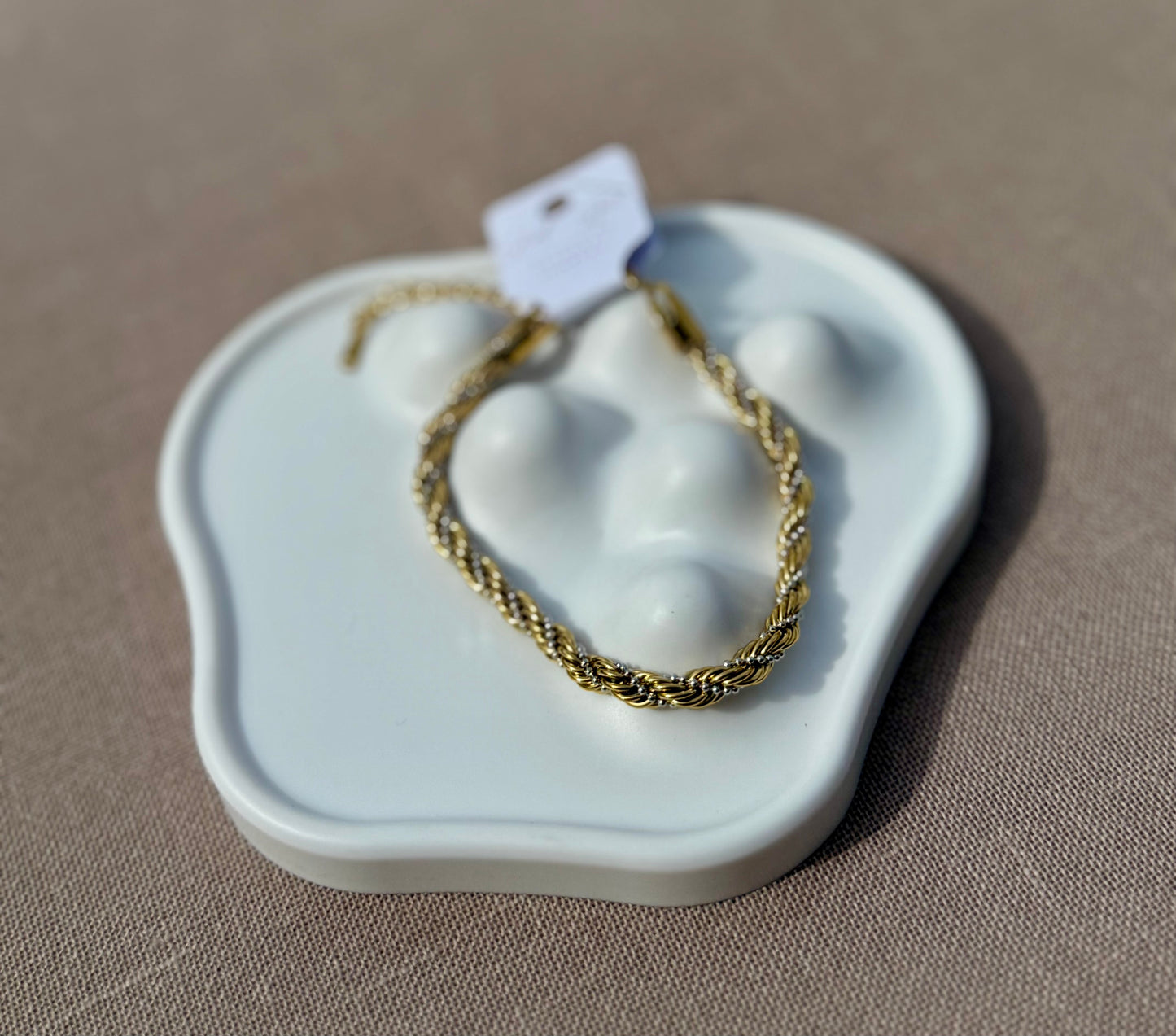 Two Toned Beach Braid Bracelet