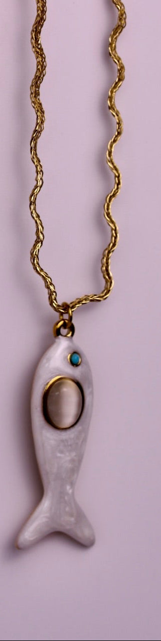 Gone Fishin' Necklace - in Various Options