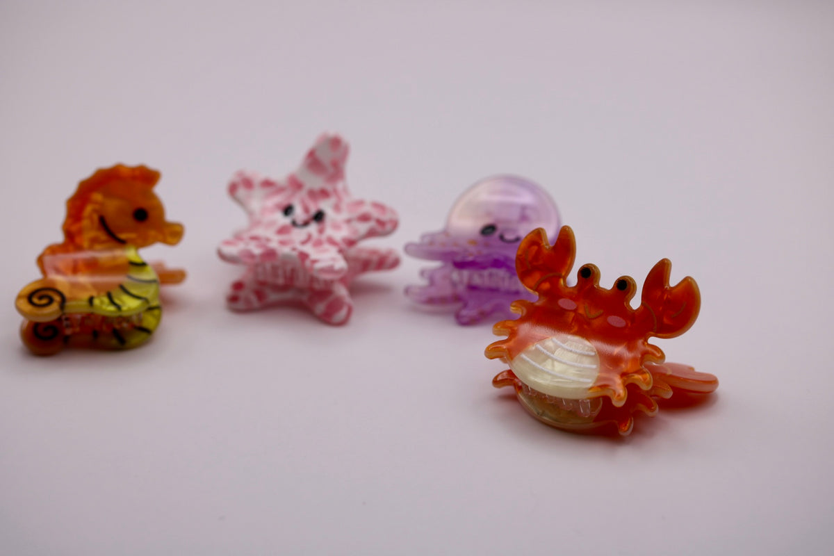 Mini Ocean Friends Hair Clips