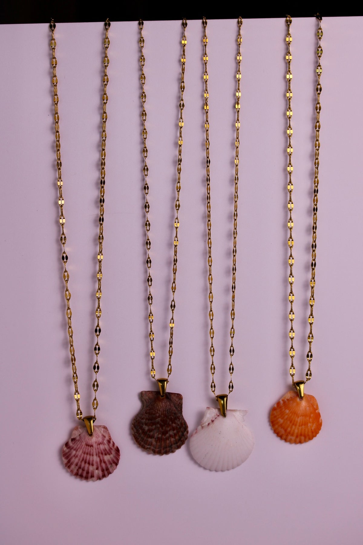 Sandy Scallop Necklaces