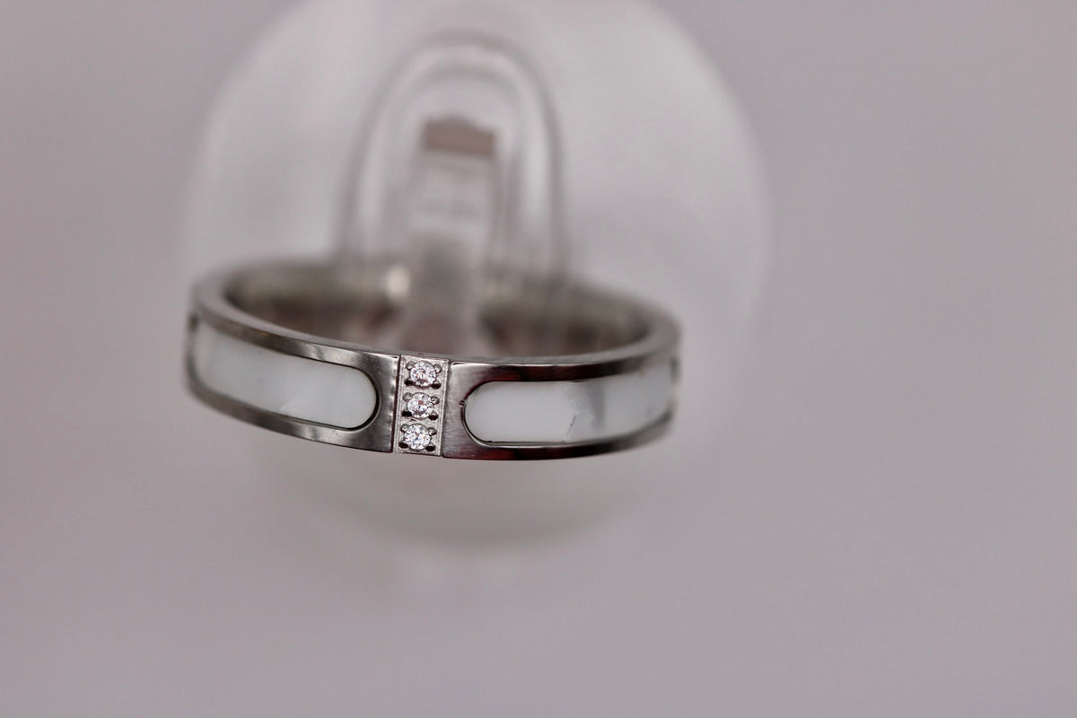 Still Water Ring in Silver + Gold