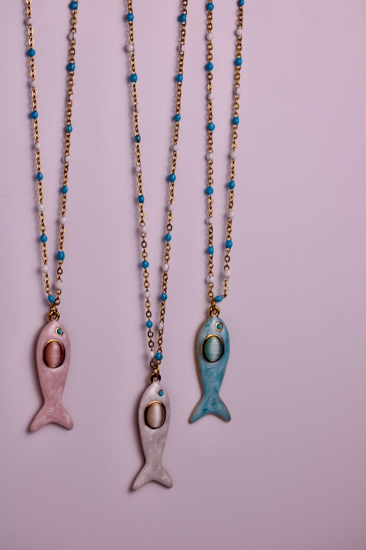 Gone Fishin' Necklace - in Various Options