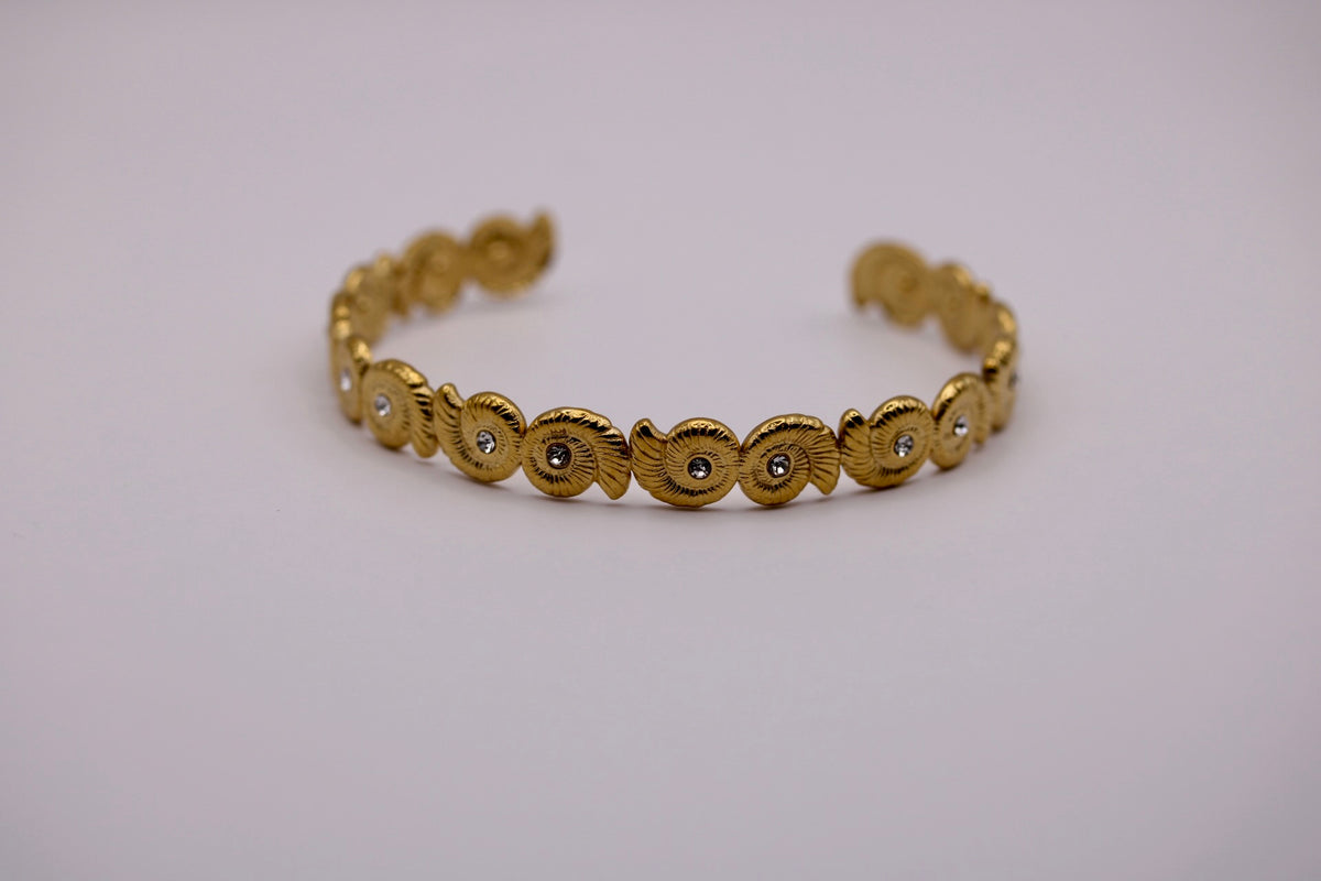Moon Shell Bangle
