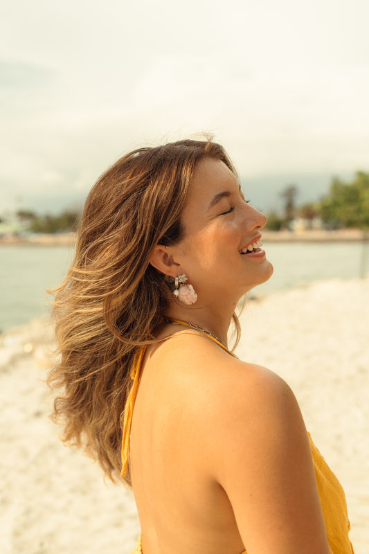 Silver Syd Shell Earrings
