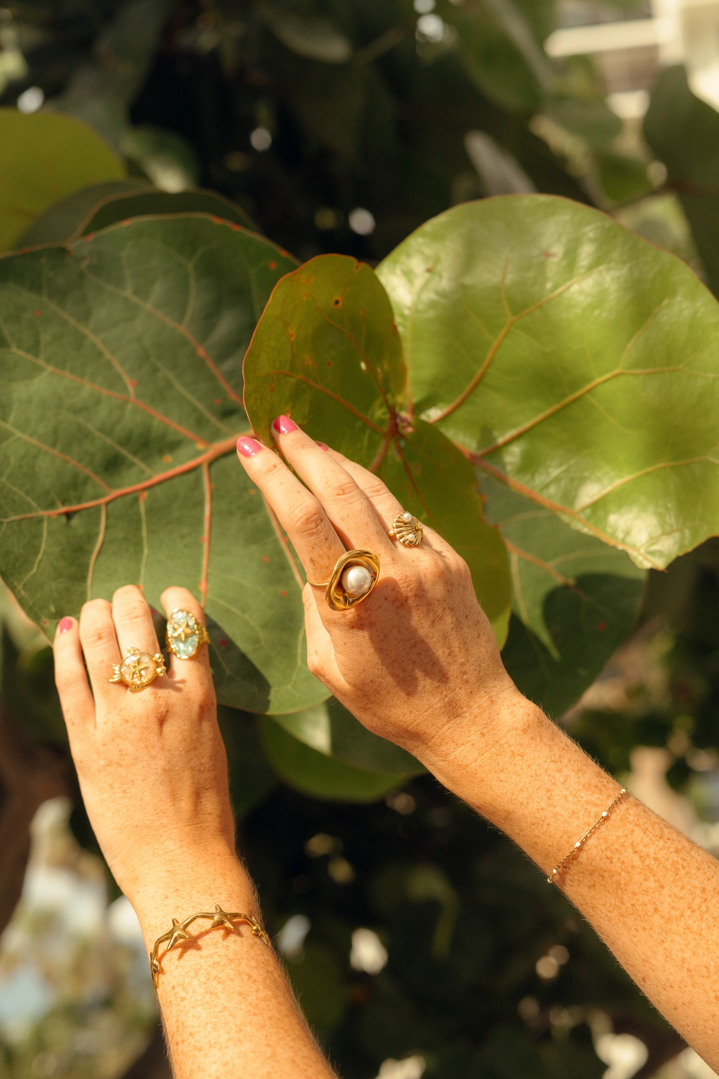 Elevated Scallop Ring