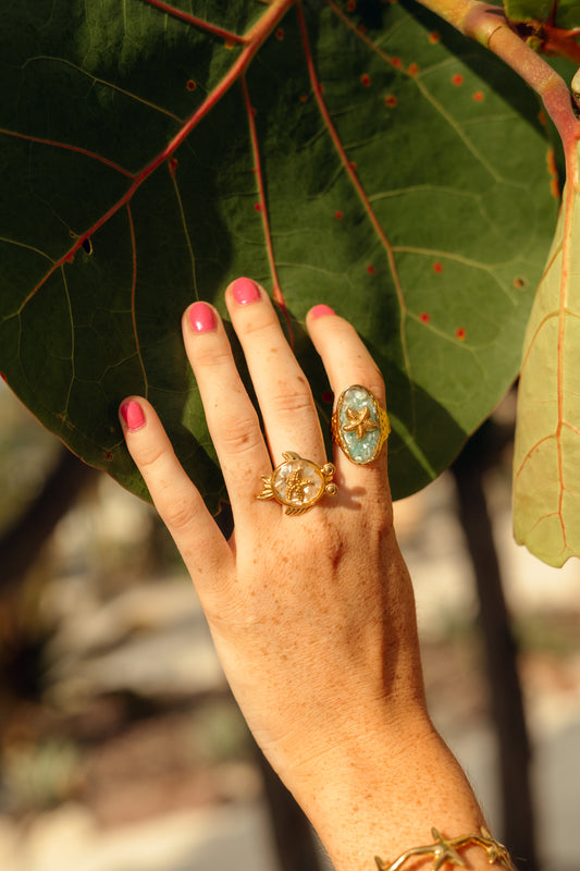 Summer Crush Starfish Ring