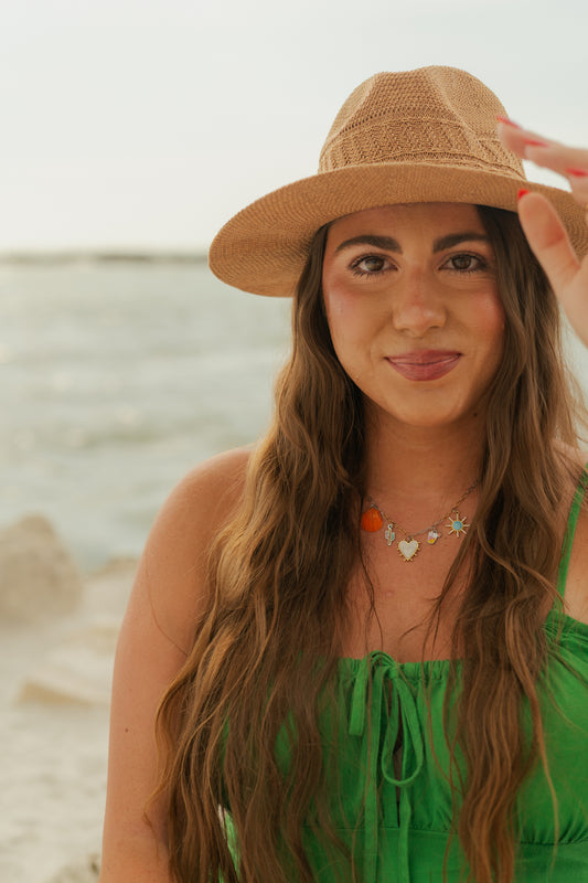 The Charmed Necklace- Desert Meets Sea Two Toned Edition