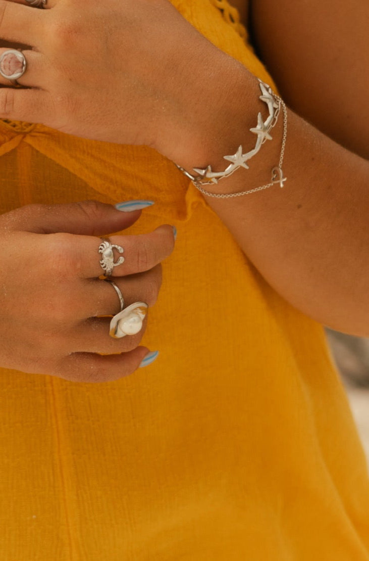 Bold Starfish Bangle