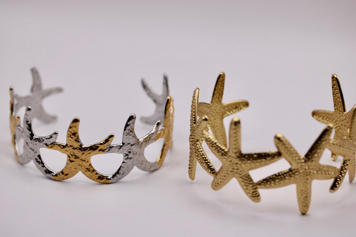 XL Starfish Statement Bangle