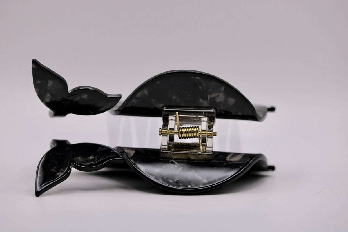 Big Whale Hair Clips