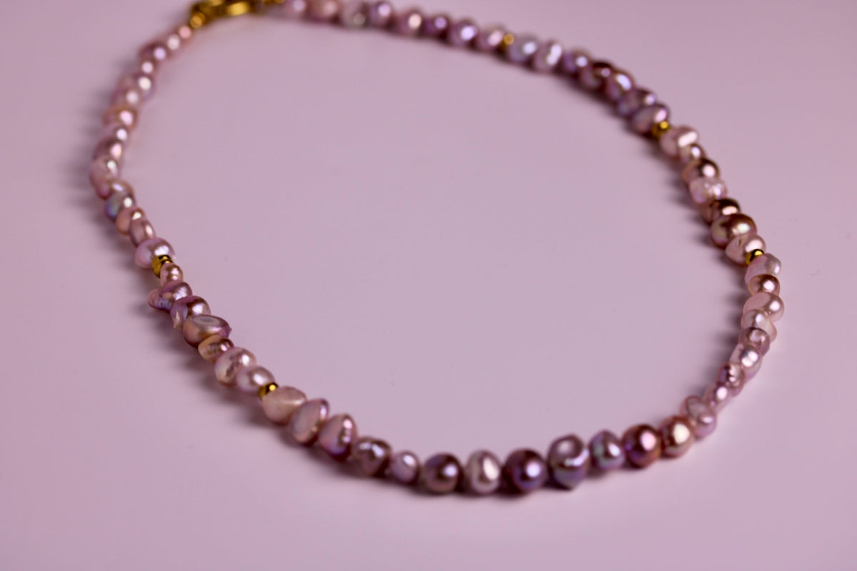 Sun + Sea Pearl Duo Necklace