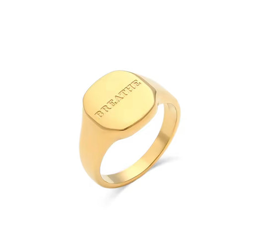 Vintage Inspired Affirmation Rings