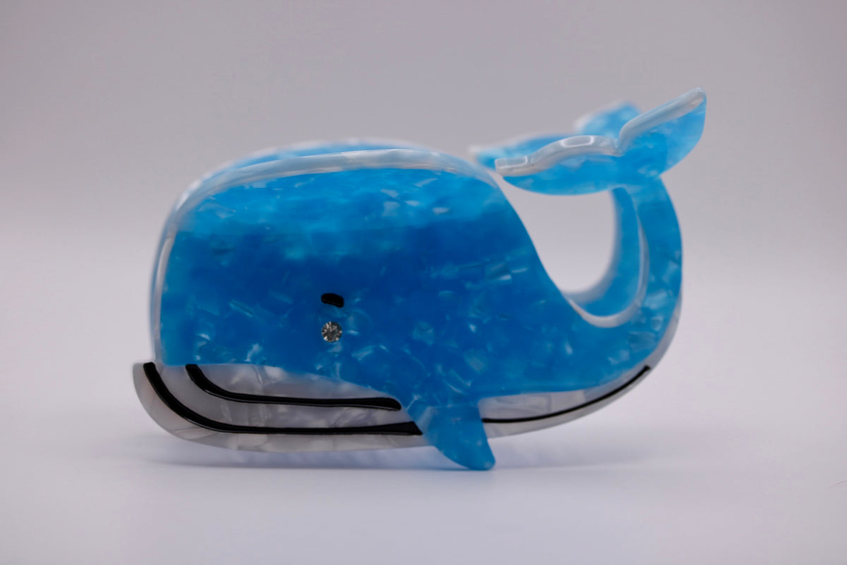 Big Whale Hair Clips