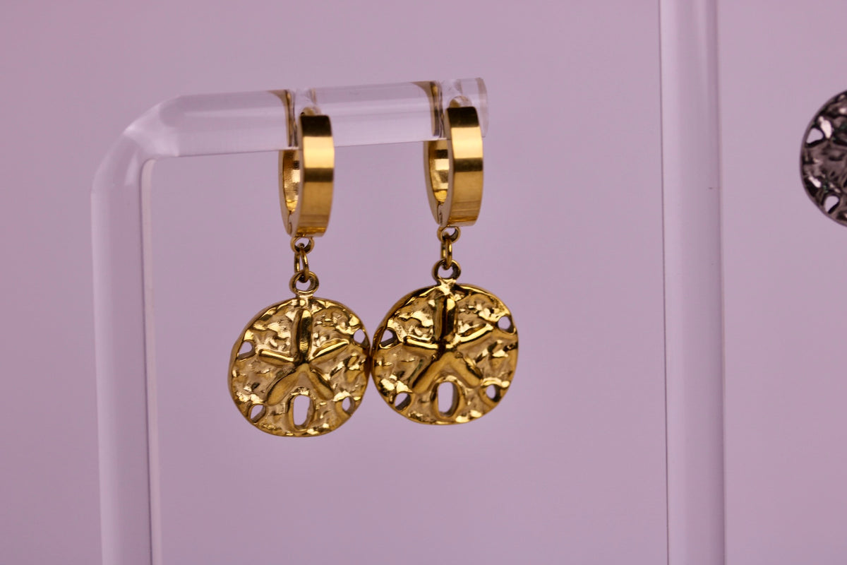 Sand Dollar Hoops