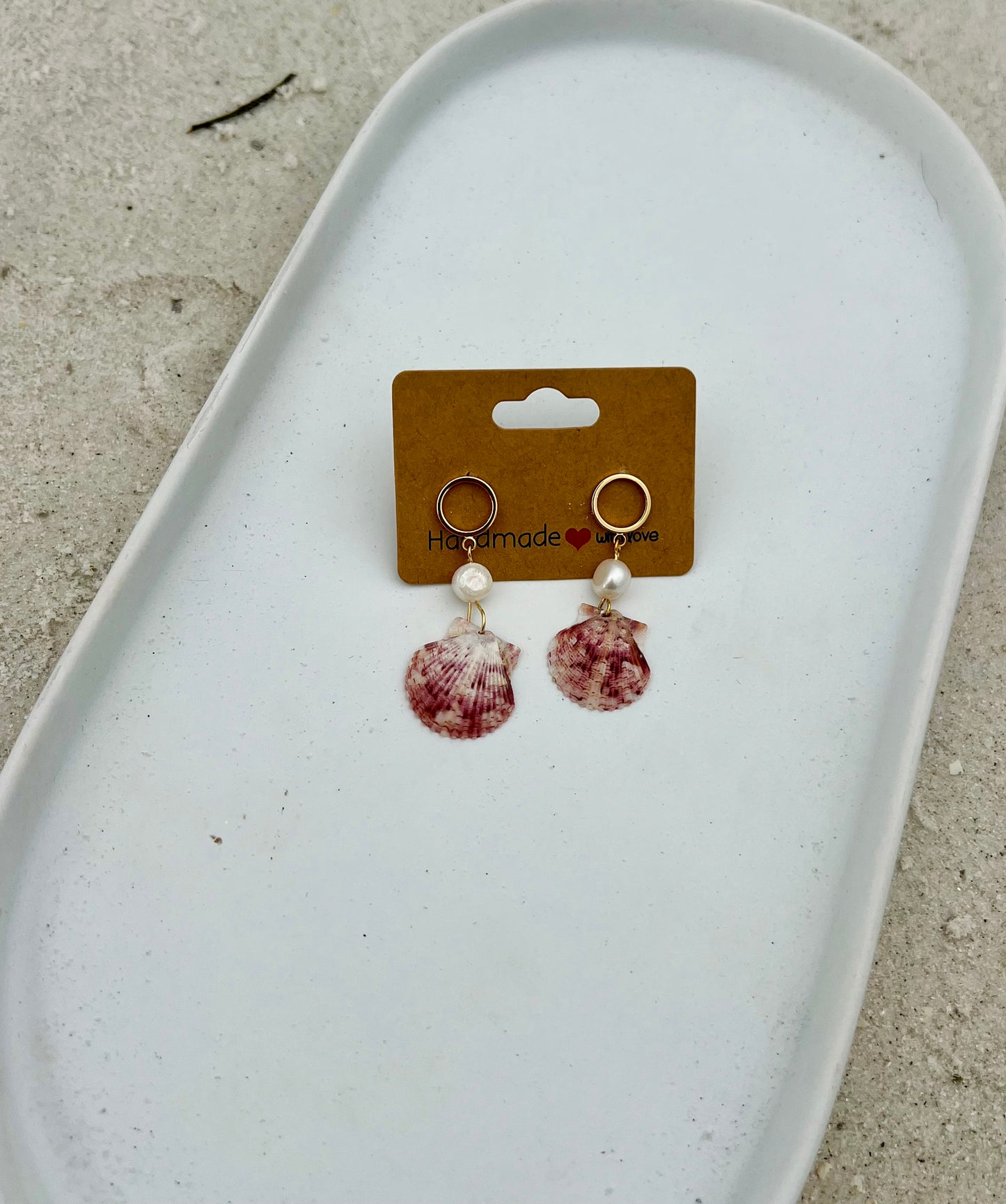 Summer Solstice Shell Studs