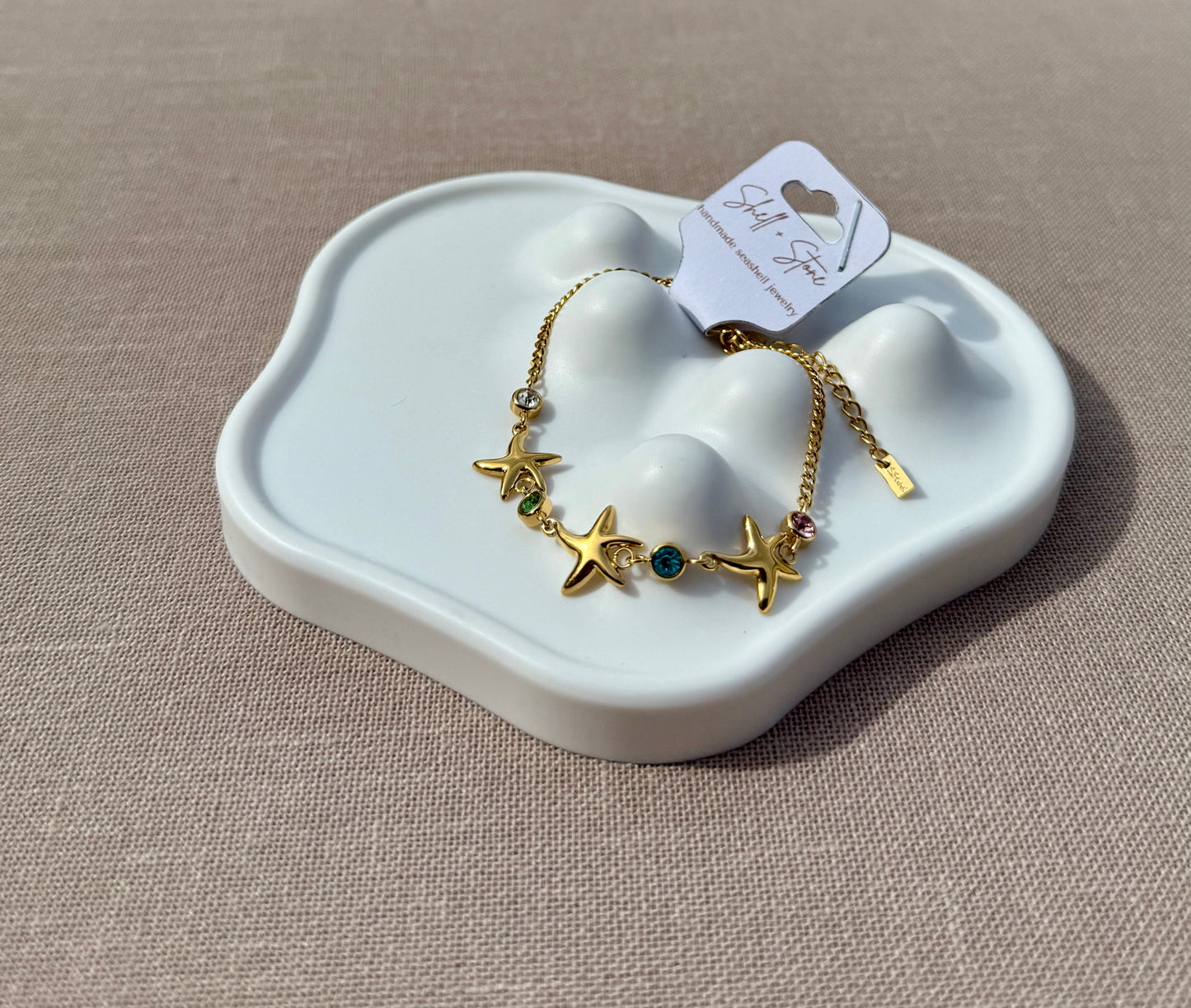 Starlit Starfish Bracelet