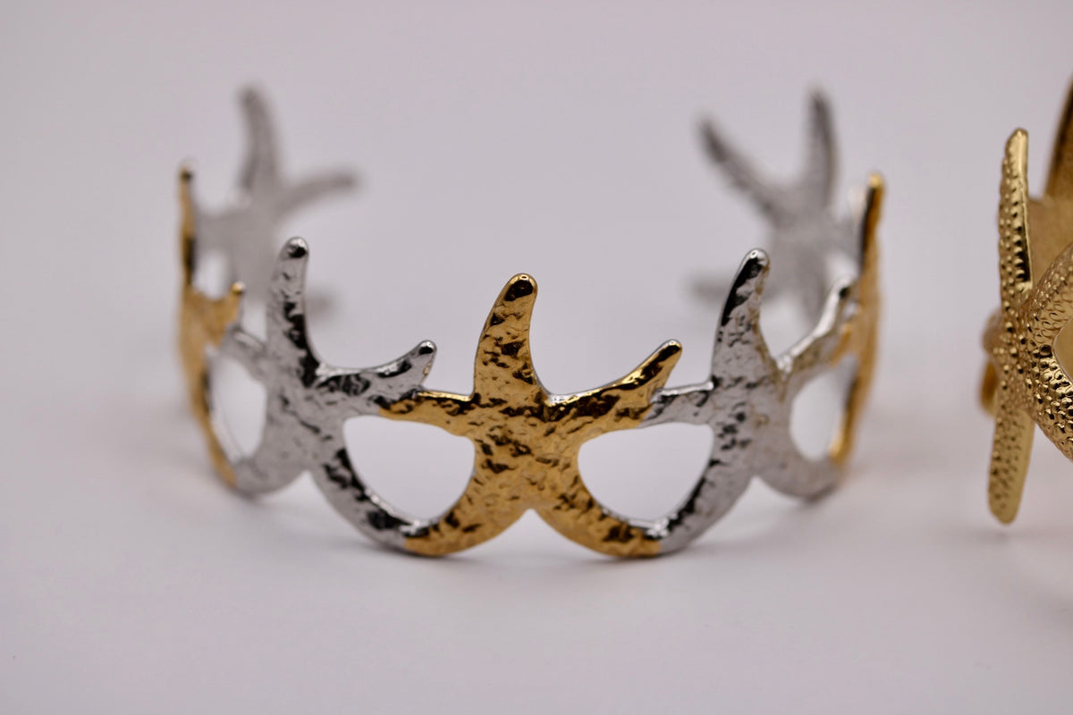 XL Starfish Statement Bangle