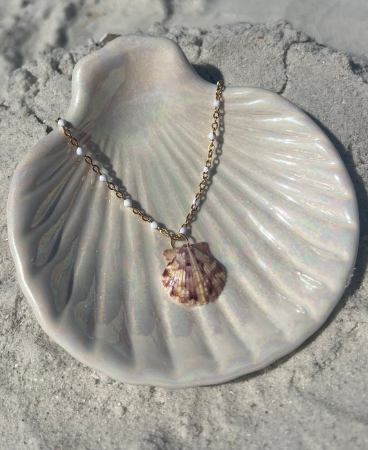 Sunburst Mermaid Shell Necklace