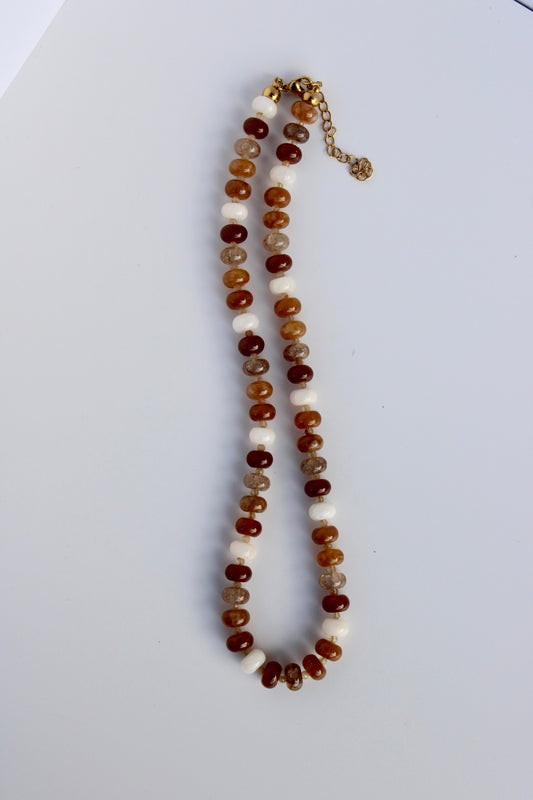 Desert Sands Beaded Necklace