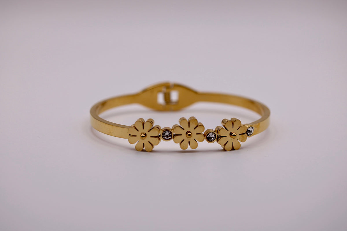 Golden Daisy Bangle