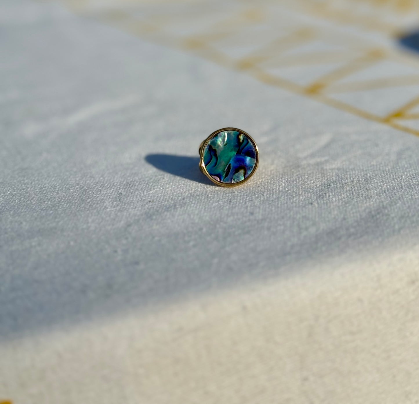 Abalone Shell Ring