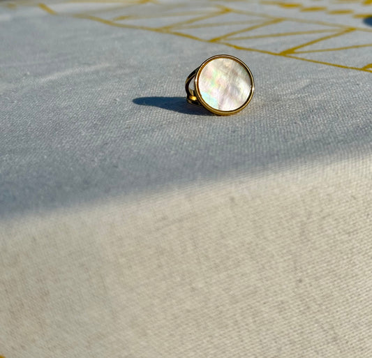 Moon Shell Ring