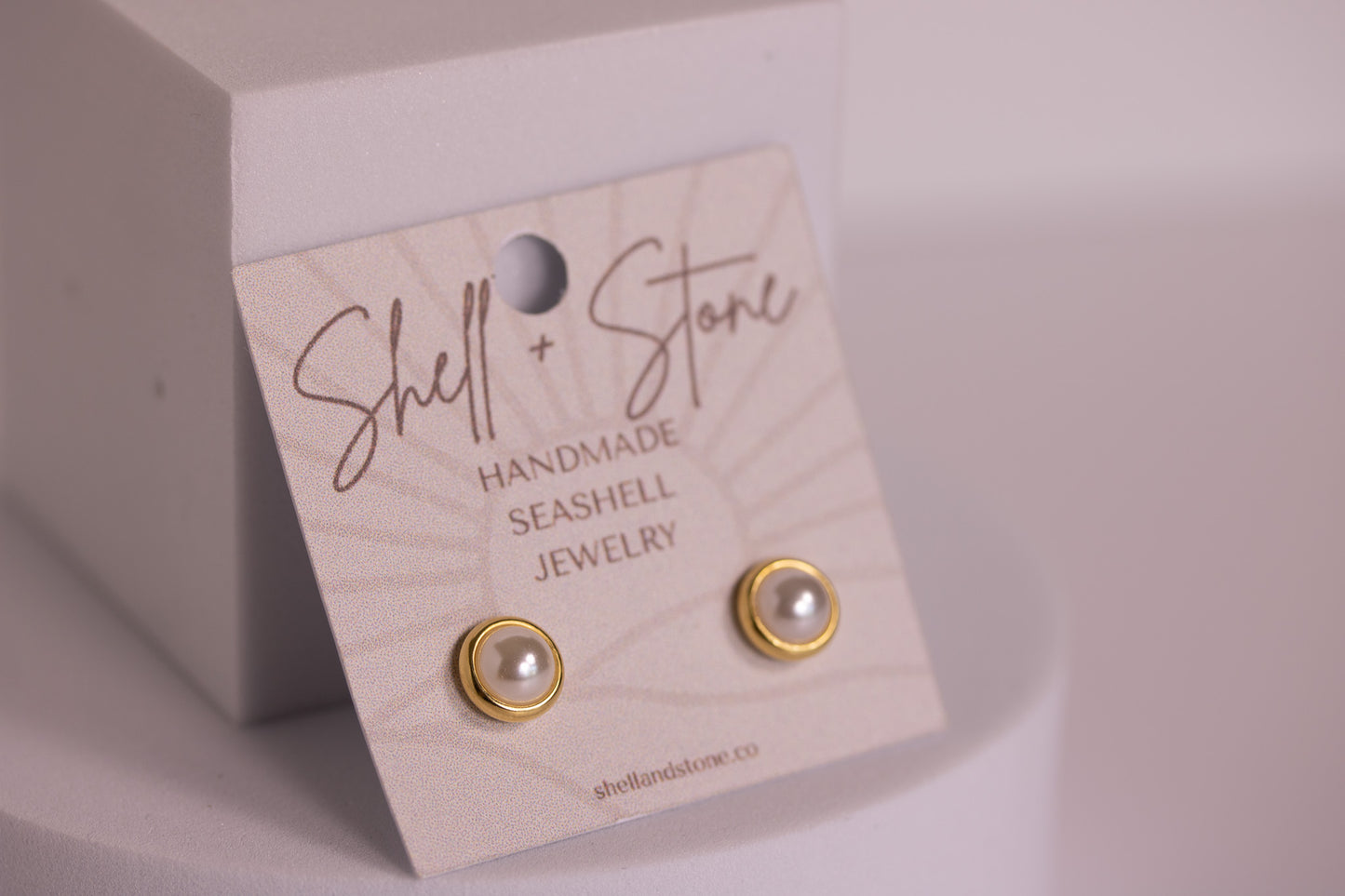 Seaglow Pearl Petite Studs