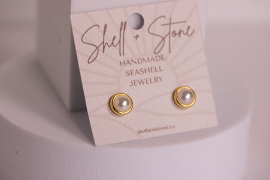 Seaglow Pearl Petite Studs