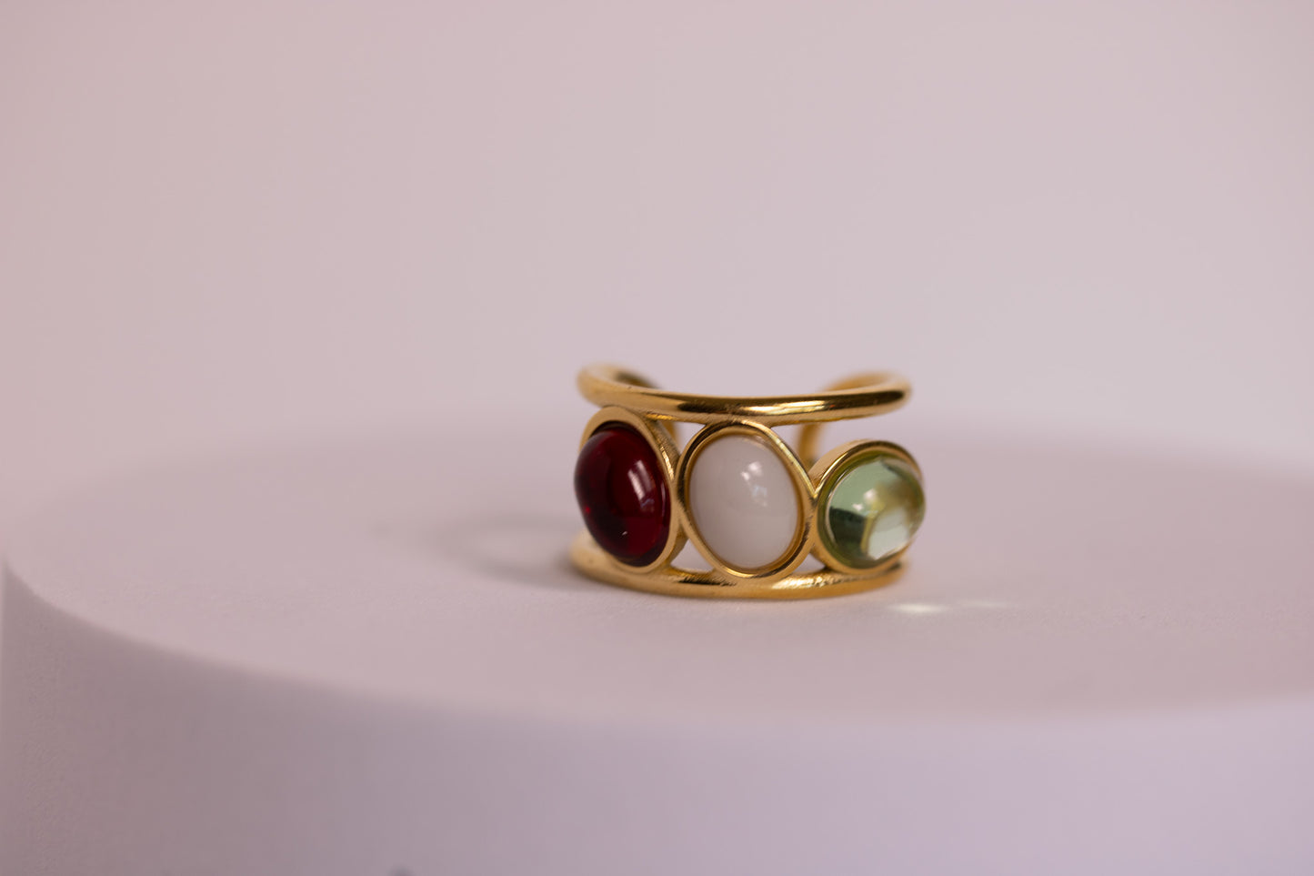 Tideglass Trio Ring
