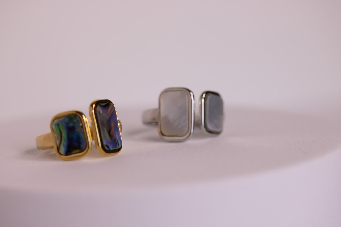 Cosma Ring in Silver + Gold