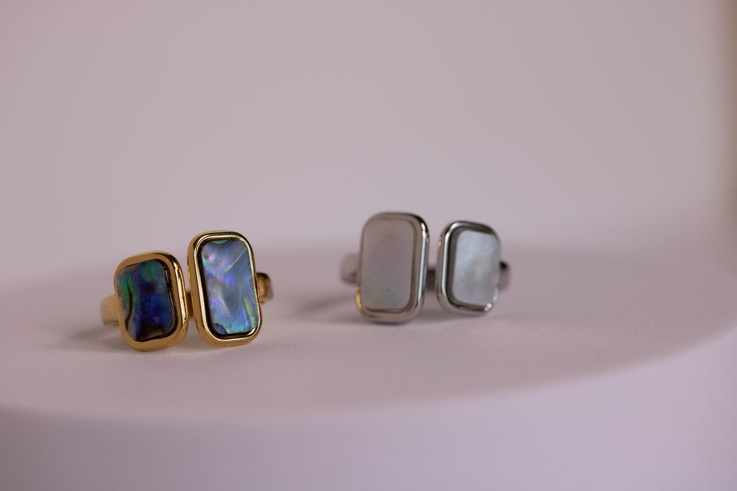 Cosma Ring in Silver + Gold