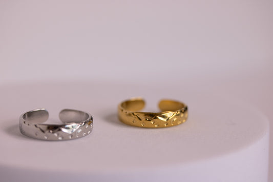 Starlore Ring in Silver + Gold