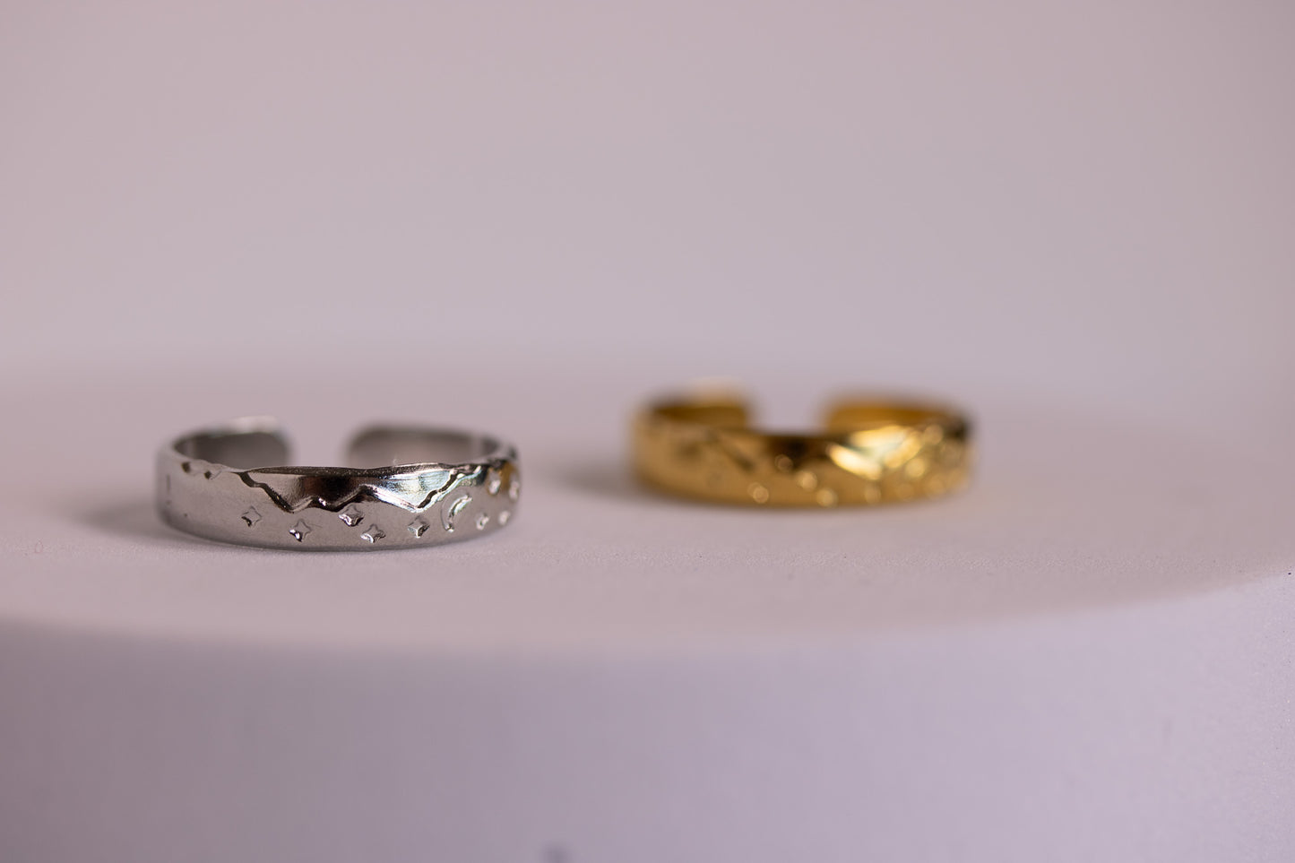 Starlore Ring in Silver + Gold