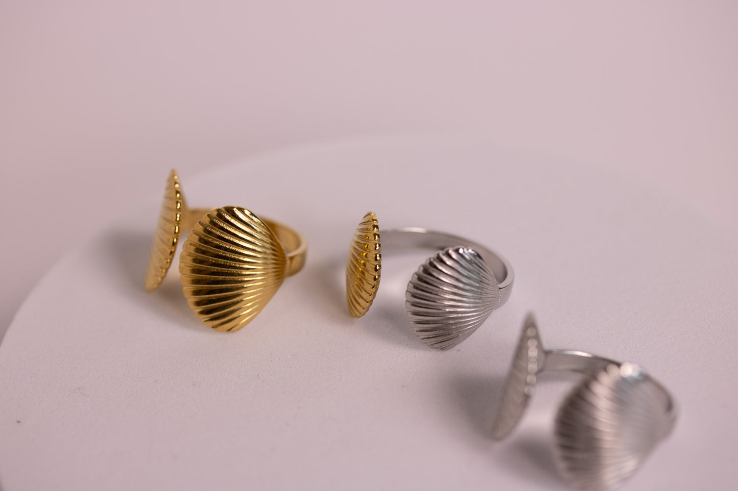 Isola Ring in Silver, Gold, and Two Toned