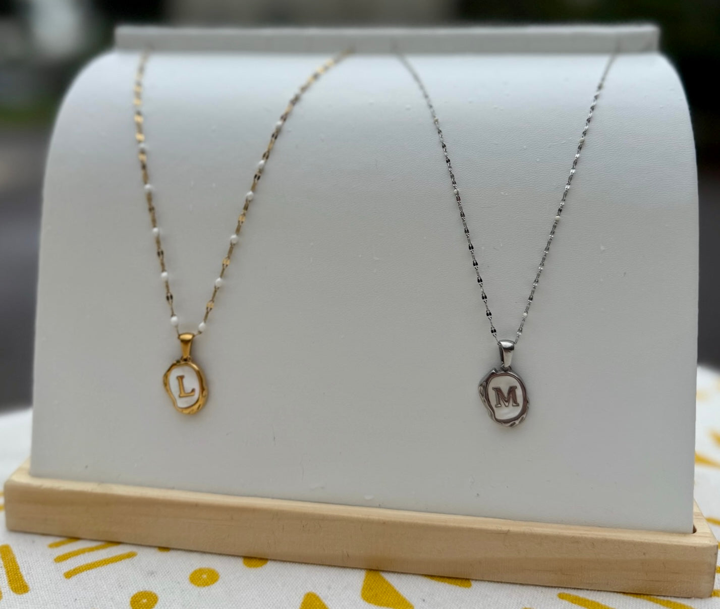 The Seaside Initial Necklace - Drift Edition