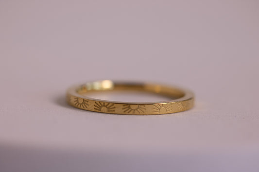 Sun Stack Ring