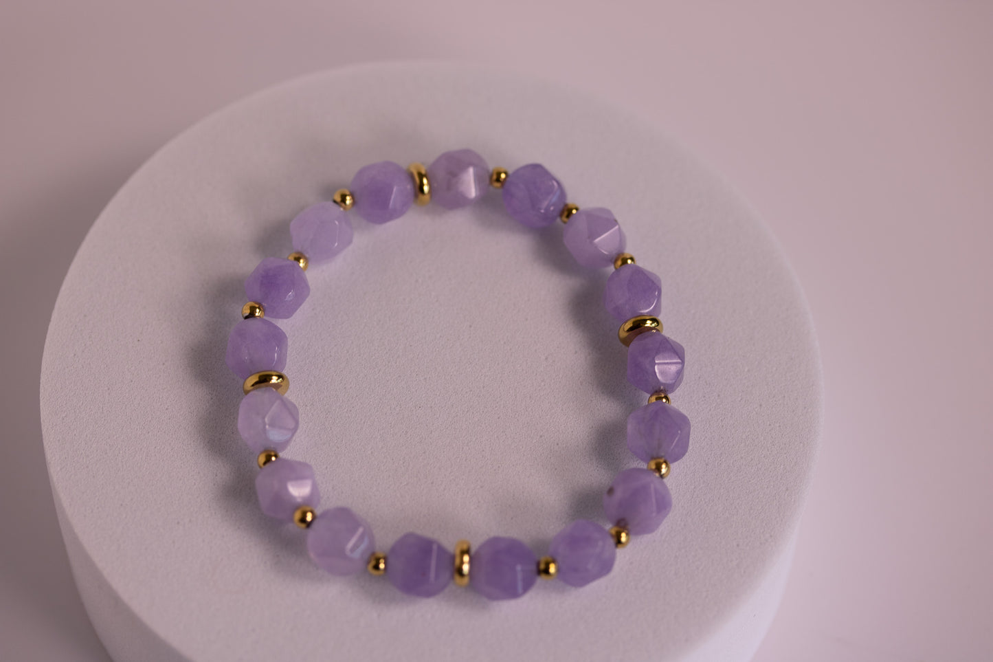Lavender Tides Bead Bracelet