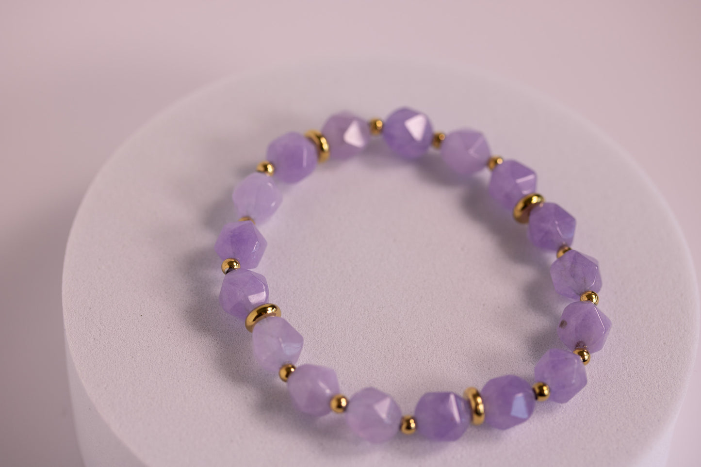 Lavender Tides Bead Bracelet