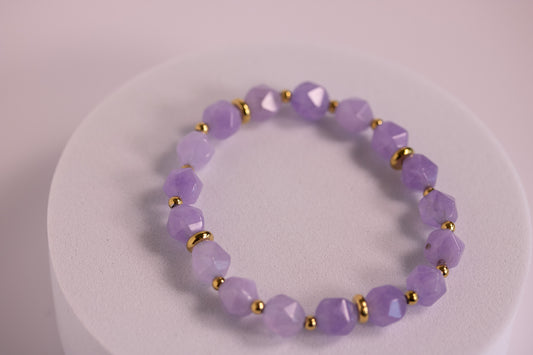 Lavender Tides Bead Bracelet