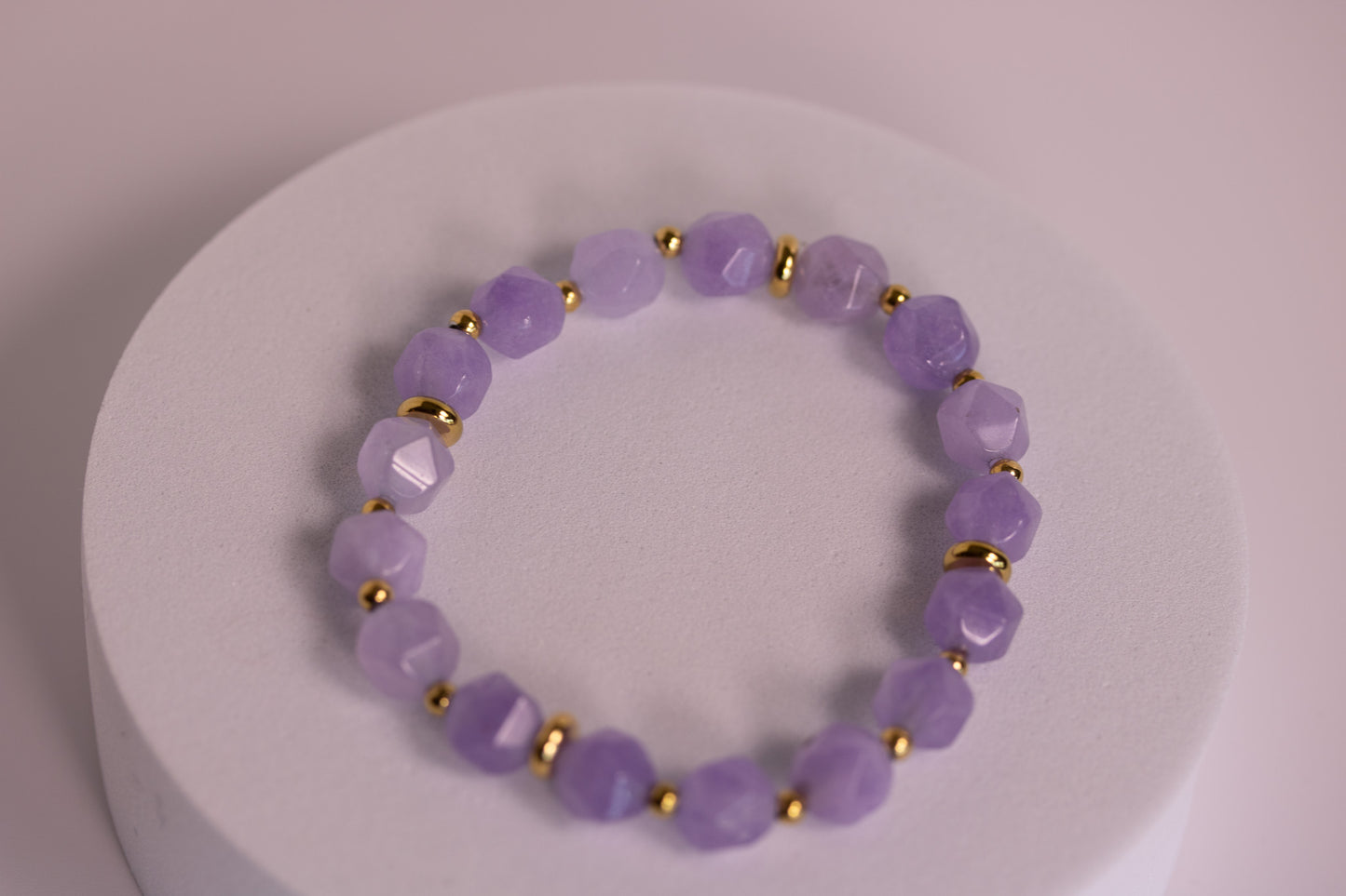 Lavender Tides Bead Bracelet